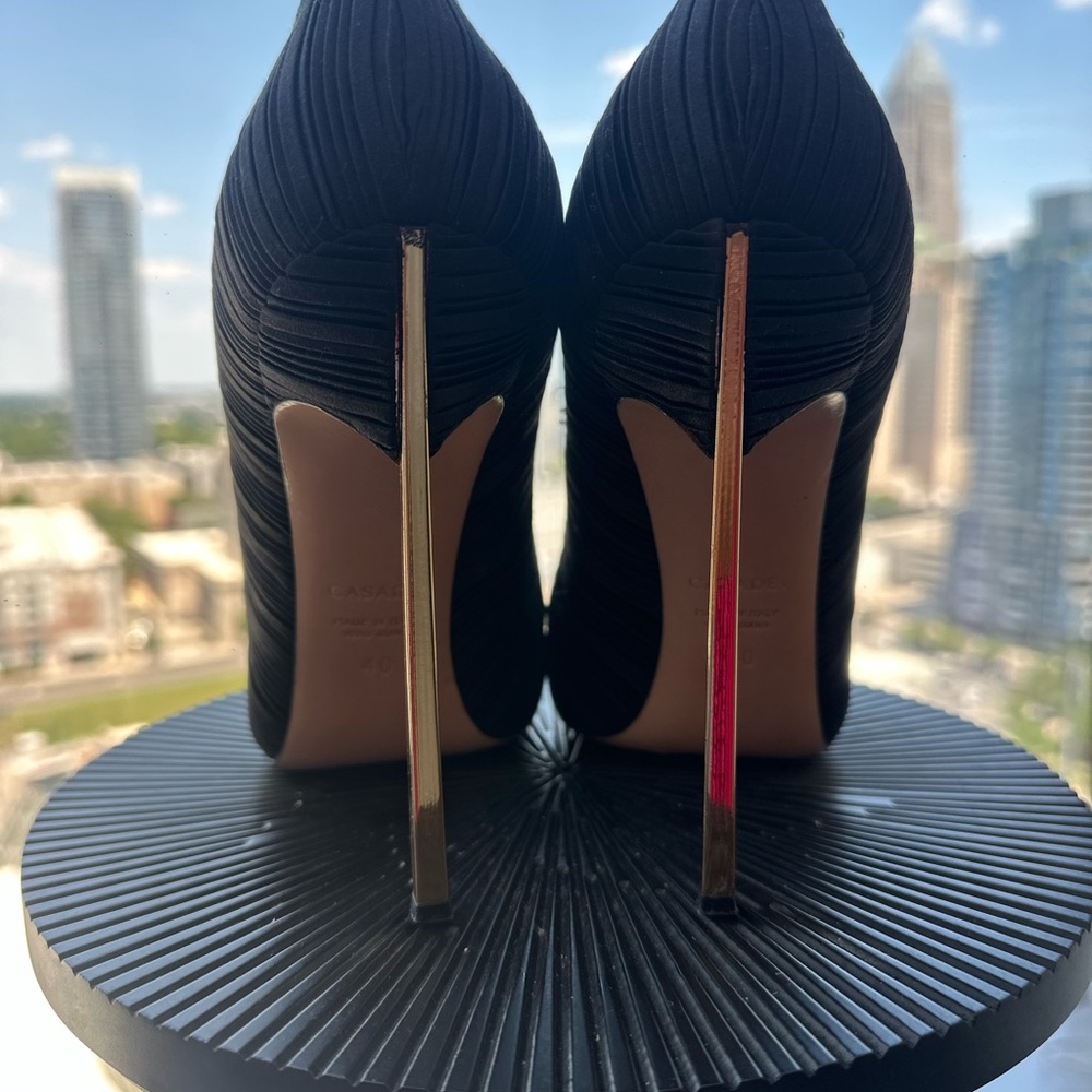 Casadei Black Stiletto High Heels - Elegant Women's Pumps